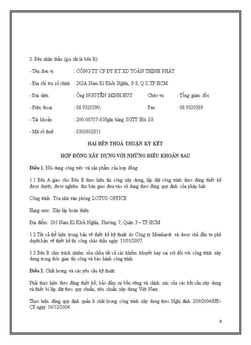 image for page Lập hợp đồng xây dựng công trình dân dụng