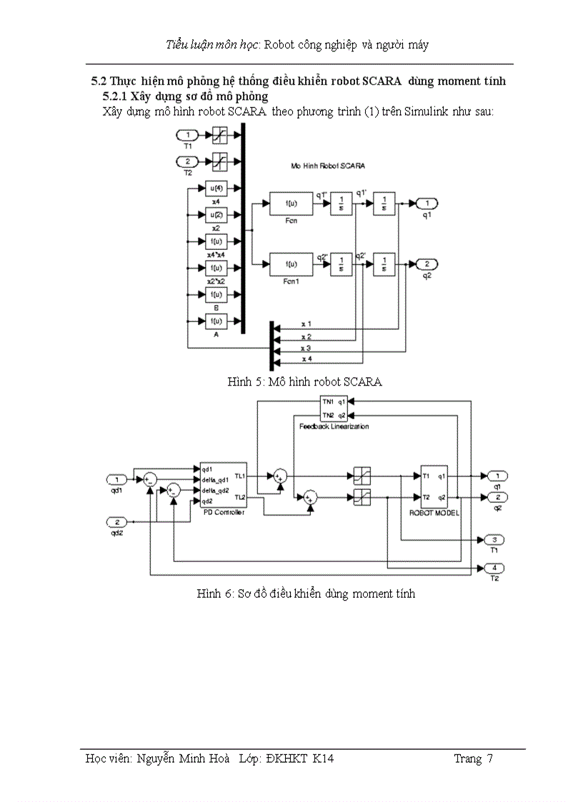 image for page Điều khiển robot scara dùng moment tính