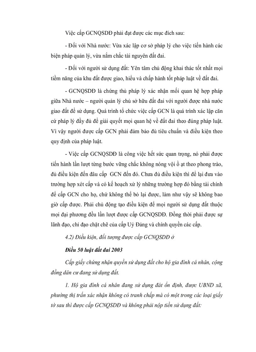 image for page Cơ sở khoa học của việc cấp GCNQSDĐ ở cho hộ gia đình cá nhân đang sử dụng đất
