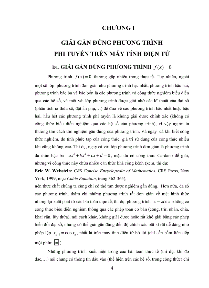 image for page Giải gần đúng phương trình phi tuyến và phương trình vi phân trên máy tính điện tử luận văn thạc sĩ toán học