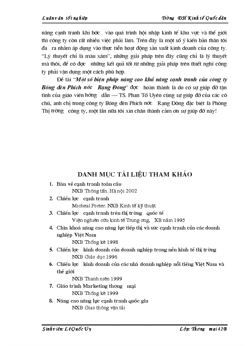 image for page Khả năng cạnh tranh của một doanh nghiệp trong nền kinh tế thị trường