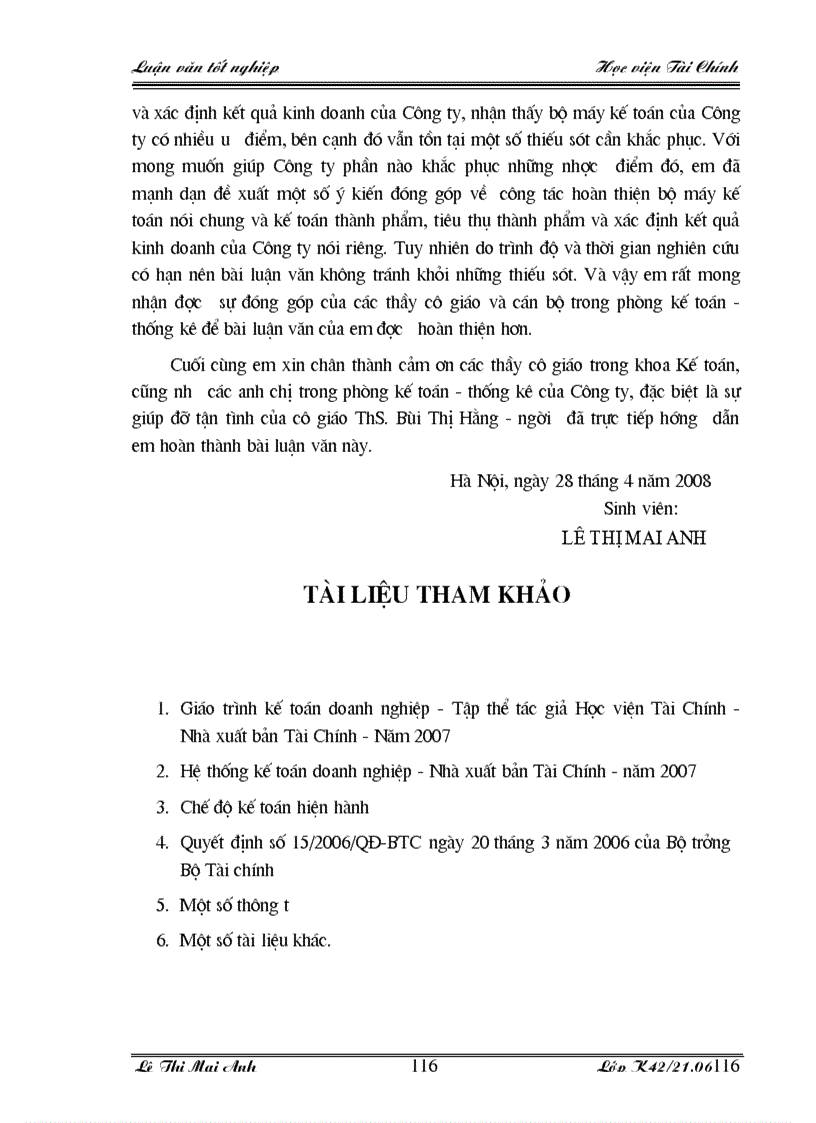 image for page Tổ chức công tác kế toán thành phẩm tiêu thụ thành phẩm và xác định kết quả kinh doanh tại Công ty TNHH Nhà nước một thành viên Xuân Hoà