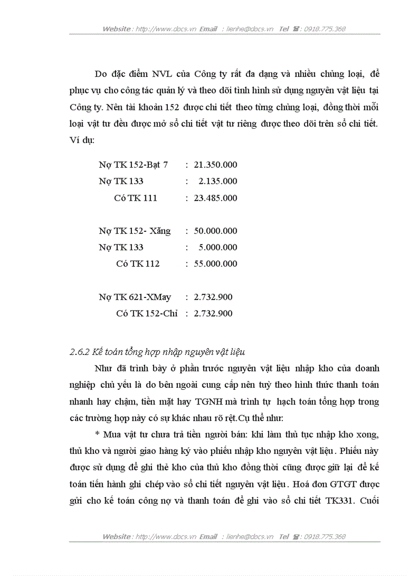 image for page Kế toán Nguyên vật liệu tại Công ty cổ phần giầy Thăng Long