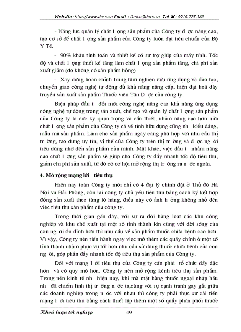 image for page Duy trì và mở rộng thị trường tiêu thụ sản phẩm ở Công ty Cổ phần Dược phẩm Hà Nội