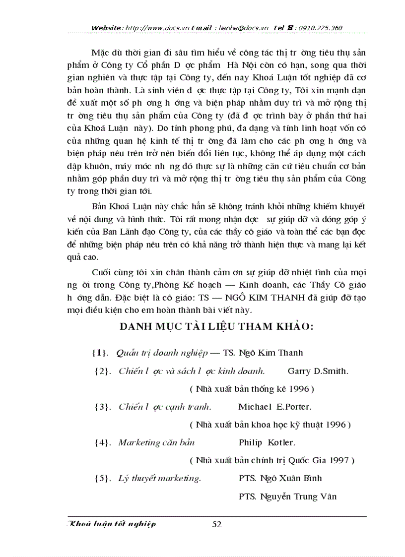 image for page Duy trì và mở rộng thị trường tiêu thụ sản phẩm ở Công ty Cổ phần Dược phẩm Hà Nội