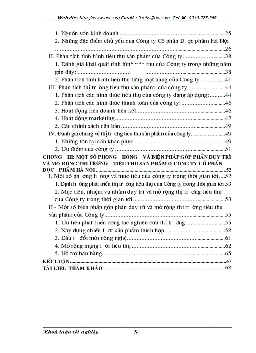 image for page Duy trì và mở rộng thị trường tiêu thụ sản phẩm ở Công ty Cổ phần Dược phẩm Hà Nội