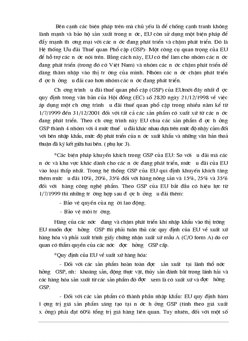 image for page Tự do hóa trong EU và khả năng thâm nhập thị trường EU của hàng hoá Việt Nam