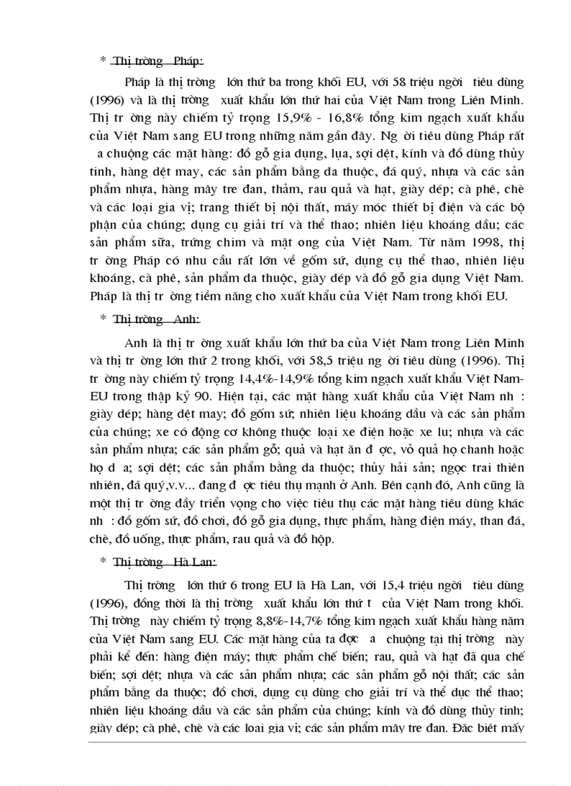 image for page Tự do hóa trong EU và khả năng thâm nhập thị trường EU của hàng hoá Việt Nam