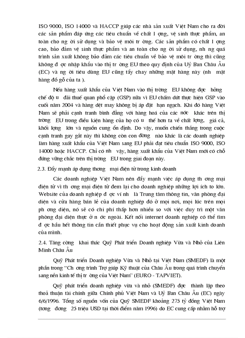 image for page Tự do hóa trong EU và khả năng thâm nhập thị trường EU của hàng hoá Việt Nam