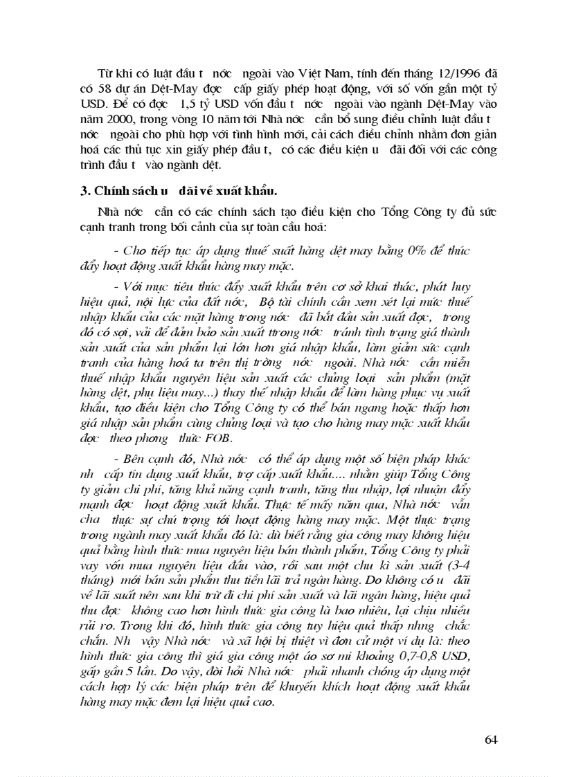 image for page Phương hướng và giải pháp chủ yếu đẩy mạnh xuất khẩu hàng may mặc ở Tổng Công ty Dệt May Việt Nam trong thời gian tới