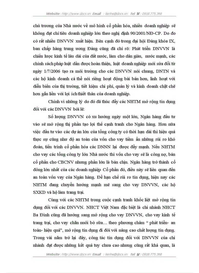 image for page Doanh nghiệp vừa và nhỏ và vấn đề mở rộng tín dụng ngân hàng đối với doanh nghiệp vừa và nhỏ