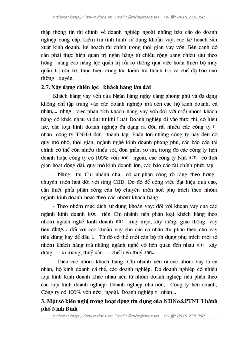 image for page Một số giải pháp nâng cao chất lượng phân tích tài chính đối với khách hàng vay vốn tại Chi nhánh NHNo PTNT Thành phố Ninh Bình