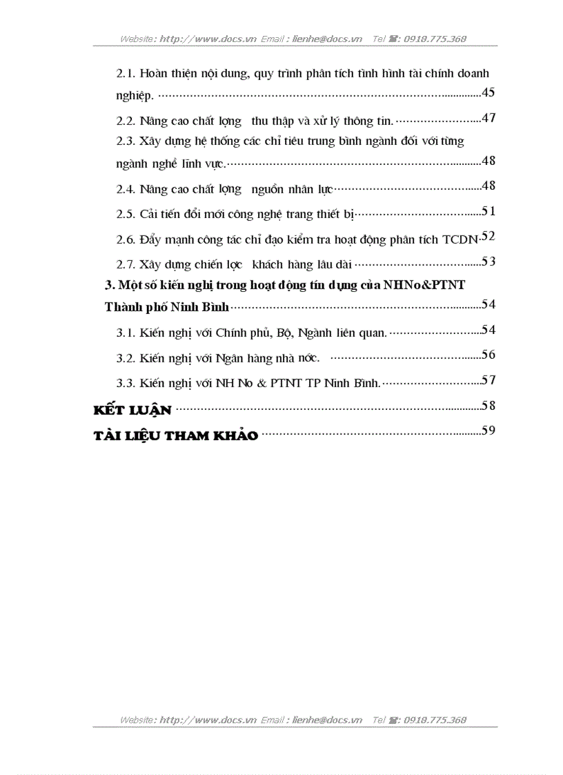 image for page Một số giải pháp nâng cao chất lượng phân tích tài chính đối với khách hàng vay vốn tại Chi nhánh NHNo PTNT Thành phố Ninh Bình