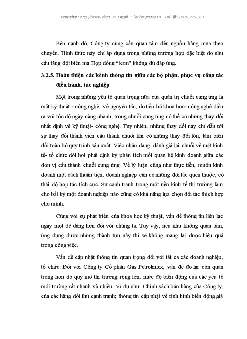 image for page Hoàn thiện quản trị chuỗi cung ứng tại Công ty Cổ phần Gas Petrolimex