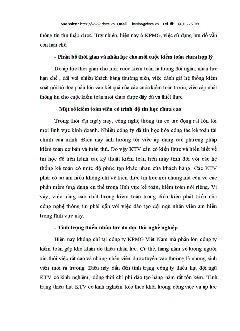 image for page Quy trình đánh giá hệ thống kiểm soát nội bộ trong kiểm toán báo cáo tài chính do công ty TNHH KPMG Việt Nam thực hiện