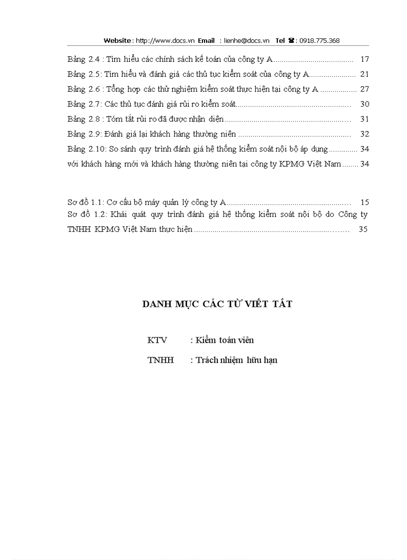 image for page Quy trình đánh giá hệ thống kiểm soát nội bộ trong kiểm toán báo cáo tài chính do công ty TNHH KPMG Việt Nam thực hiện