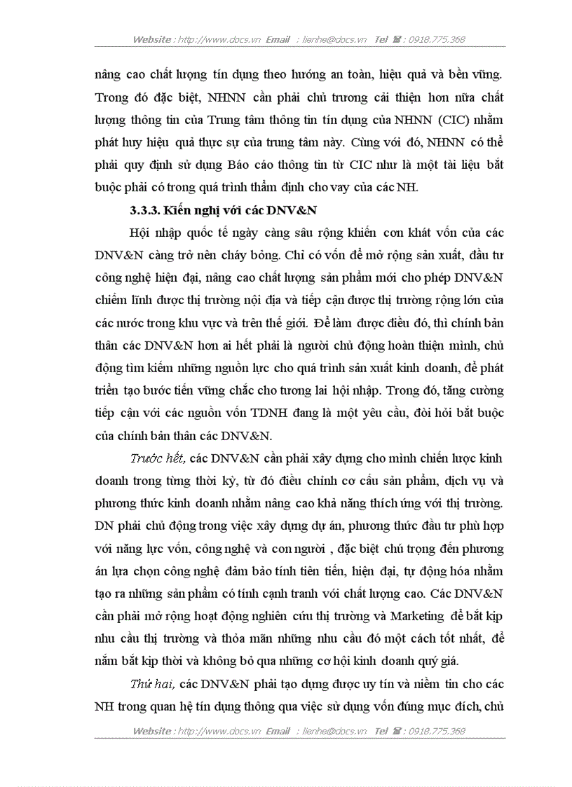 image for page Những vấn đề cơ bản về mở rộng tín dụng ngân hàng đối với doanh nghiệp vừa và nhỏ