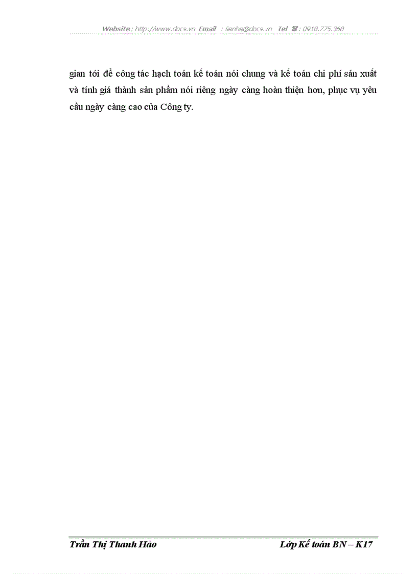 image for page Hoàn thiện công tác kế toán chi phí sản xuất và tính giá thành sản phẩm tại Công ty Cổ phần Tập đoàn Y Dược Bảo Long