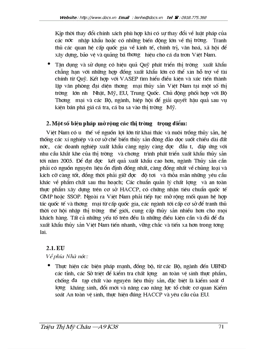 image for page Một số giải pháp tìm kiếm thị trường đầu ra cho cá tra và cá basa việt nam