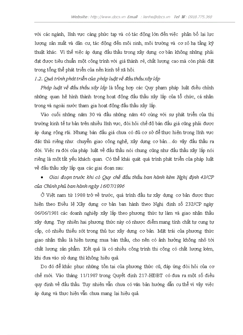 image for page Pháp luật về đấu thầu xây lắp và thực tiễn áp dụng tại Tổng Công ty Đầu tư phát triển hạ tầng đô thị