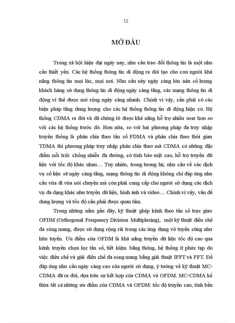 image for page Kỹ thuật đa truy nhập kênh truyền đa sóng mang phân chia theo mã MC CDMA