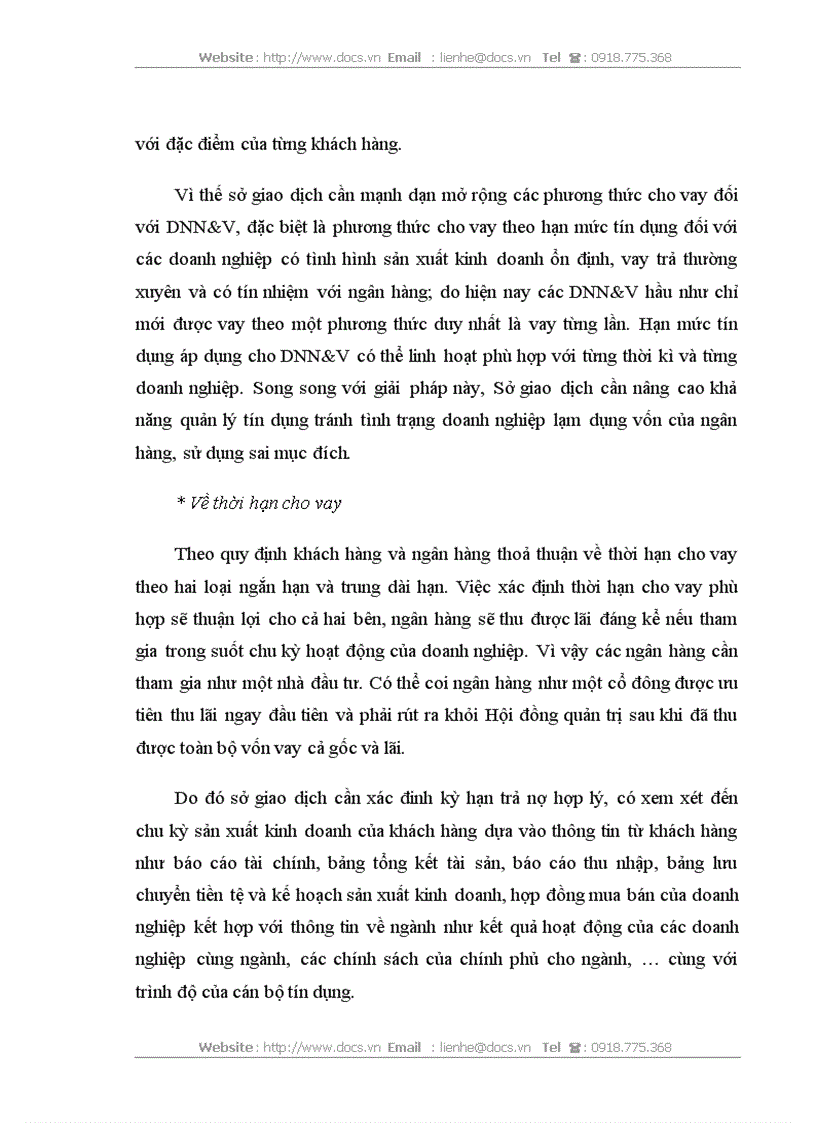 image for page Giải pháp mở rộng tín dụng đối với các doanh nghiệp nhỏ và vừa tại Sở giao dịch Ngân hàng nông nghiệp và phát triển nông thôn Việt Nam