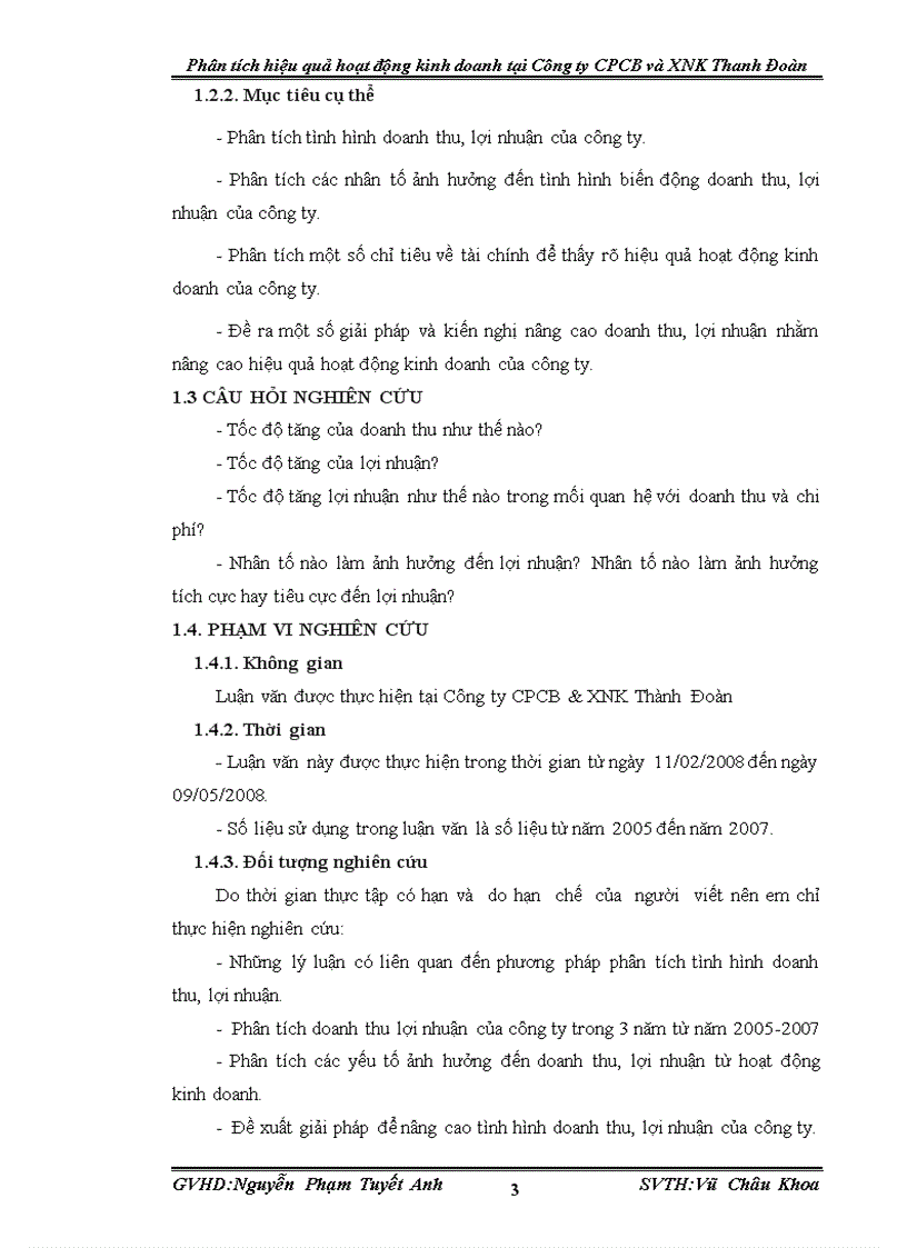image for page Phân tích hiệu quả hoạt động kinh doanh tại Công ty CPCB và XNK Thanh Đoàn