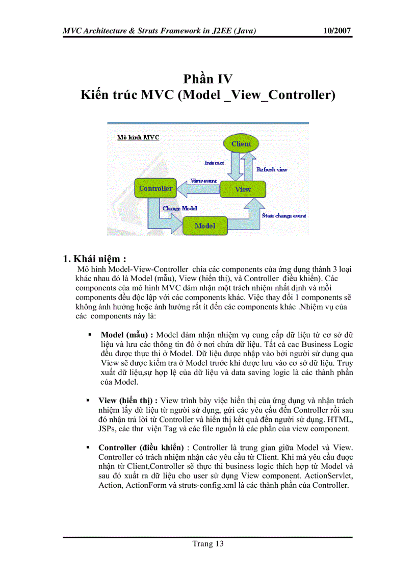 image for page MVC Architecture Struts Framework in J2EE Java