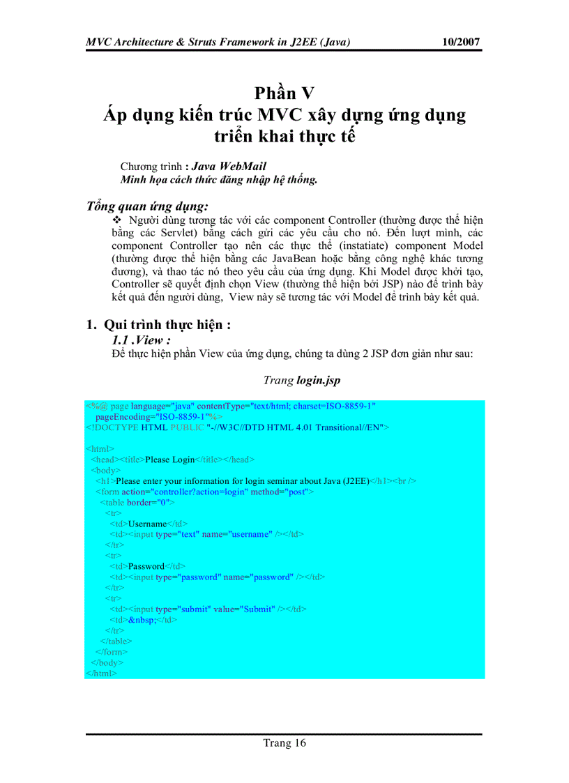 image for page MVC Architecture Struts Framework in J2EE Java