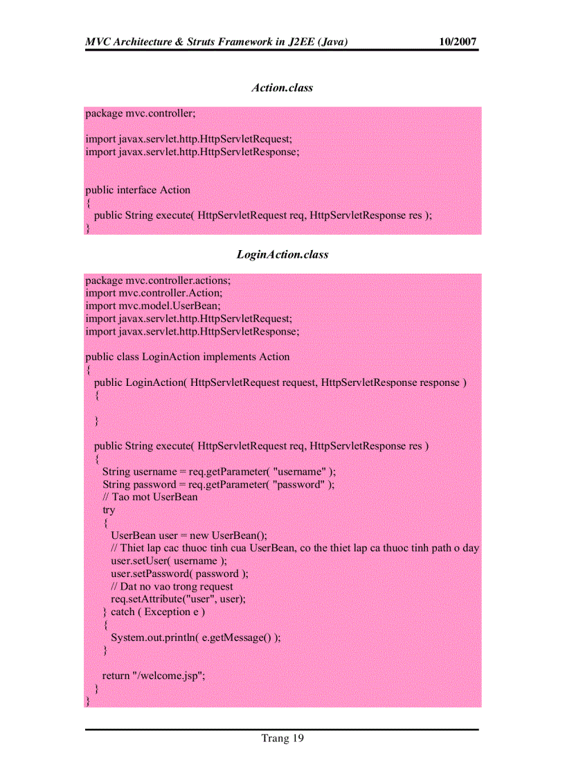 image for page MVC Architecture Struts Framework in J2EE Java