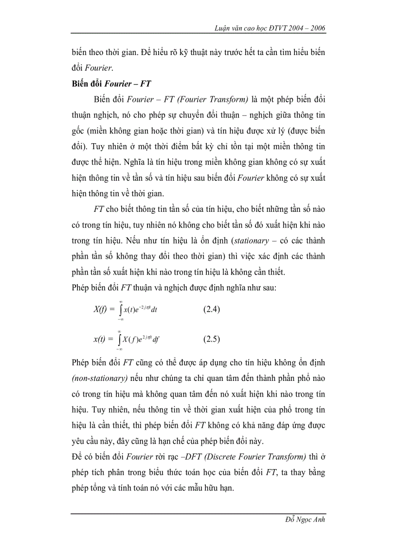 image for page Nén ảnh sử dụng biến đổi wavelet và ứng dụng trong các dịch vụ dữ liệu đa phương tiện di động