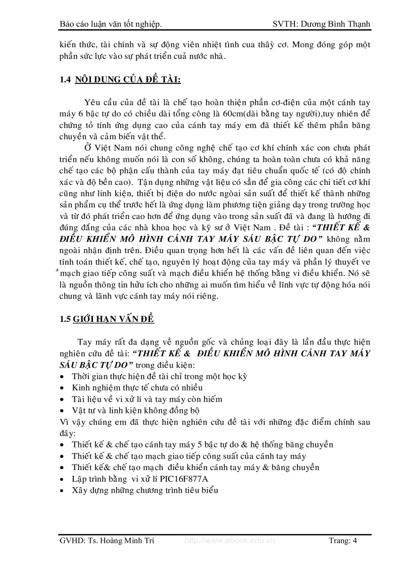 image for page Thiết kế cánh tay robot gắp khối dùng vi điều khiển pic 16f877a