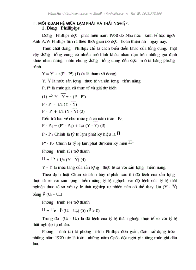 image for page Lạm phát thất nghiệp và mối quan hệ giữa lạm phát thất nghiệp với tăng trưởng kinh tế