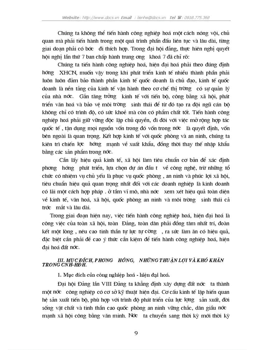 image for page Phân tích nội dung và tiền đề của CNH HĐH ở nước ta hiện nay