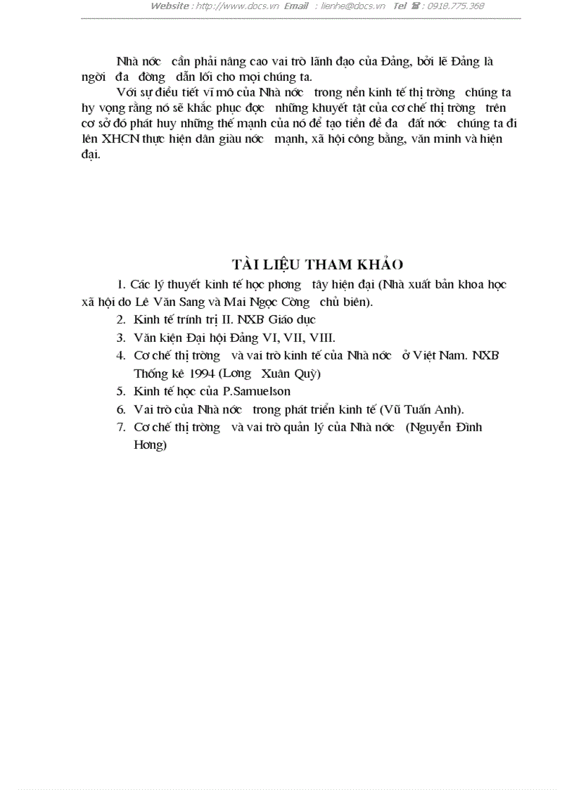 image for page Vai trò kinh tế của Nhà nước trong nền kinh tế thị trường định hướng XHCN ở nước ta hiện nay