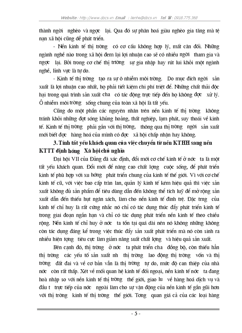 image for page Phân tích tính tất yếu khách quan đặc điểm của kinh tế thị trường định hướng XHCN ở VN Thực trạng và các giải pháp để phát triển nó
