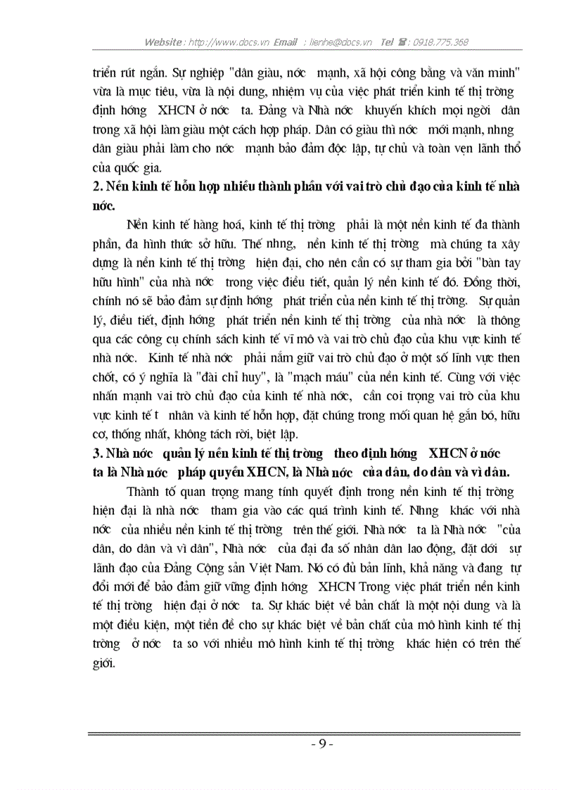 image for page Phân tích tính tất yếu khách quan đặc điểm của kinh tế thị trường định hướng XHCN ở VN Thực trạng và các giải pháp để phát triển nó