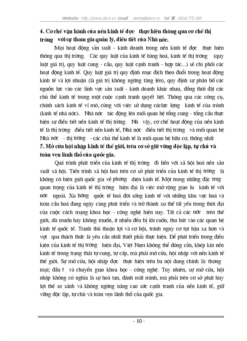 image for page Phân tích tính tất yếu khách quan đặc điểm của kinh tế thị trường định hướng XHCN ở VN Thực trạng và các giải pháp để phát triển nó