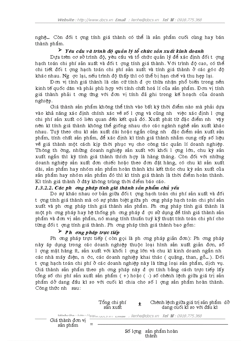 image for page Hoàn thiện hạch toán chi phí sản xuất và tính giá thành sản phẩm tại Công ty Quang điện Điện tử
