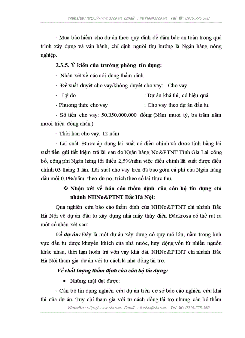 image for page Một số giải pháp và kiến nghị nhằm nâng cao chất lượng thẩm định dự án đầu tư tại NHNo PTNT chi nhánh Bắc Hà Nội