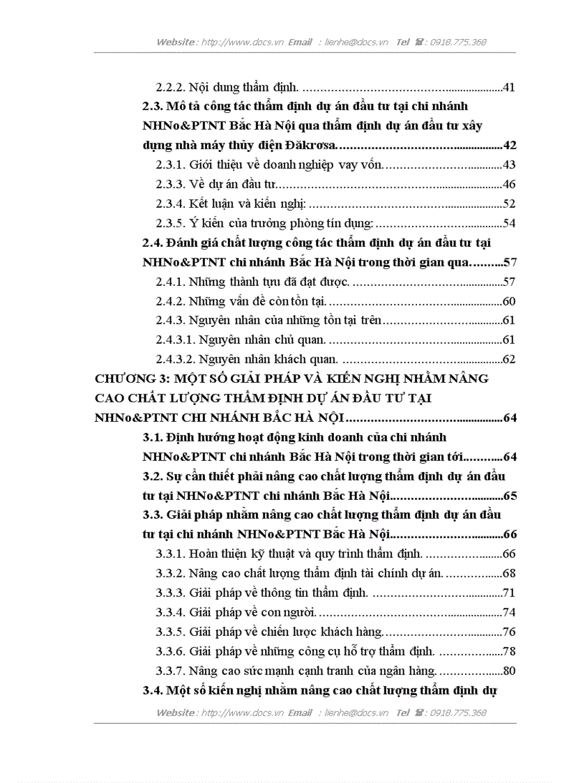 image for page Một số giải pháp và kiến nghị nhằm nâng cao chất lượng thẩm định dự án đầu tư tại NHNo PTNT chi nhánh Bắc Hà Nội