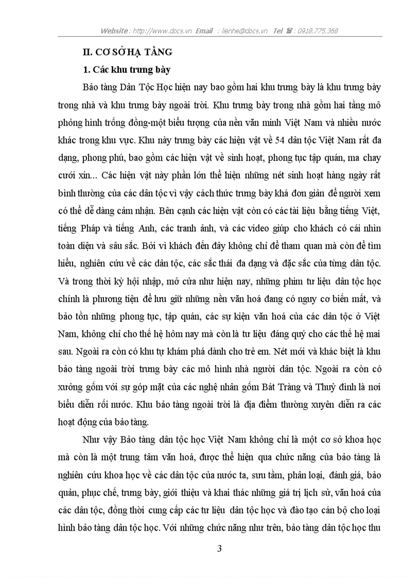 image for page Vài nét về bảo tàng dân tộc học