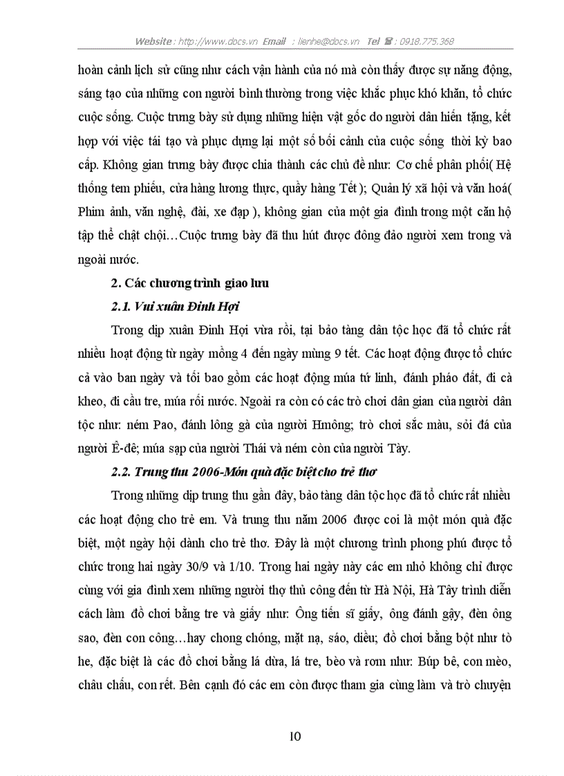 image for page Vài nét về bảo tàng dân tộc học