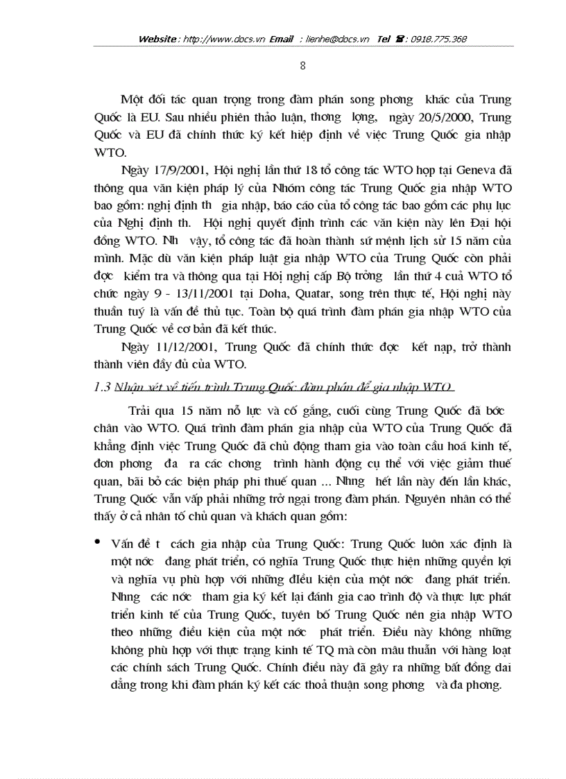 image for page Một số cải cách chính sách thương mại của Trung Quốc kể từ sau khi gia nhập WTO và bài học kinh nghiệm cho Việt Nam