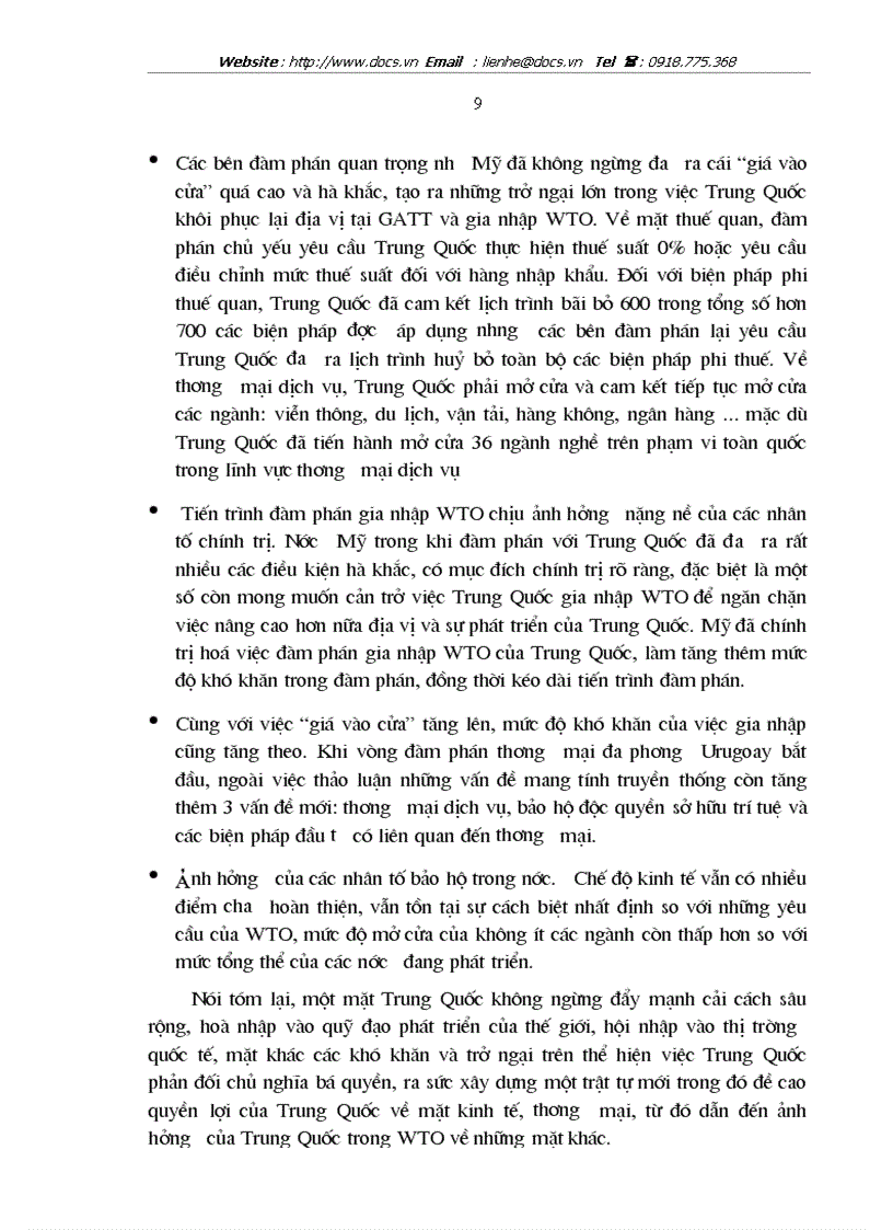 image for page Một số cải cách chính sách thương mại của Trung Quốc kể từ sau khi gia nhập WTO và bài học kinh nghiệm cho Việt Nam