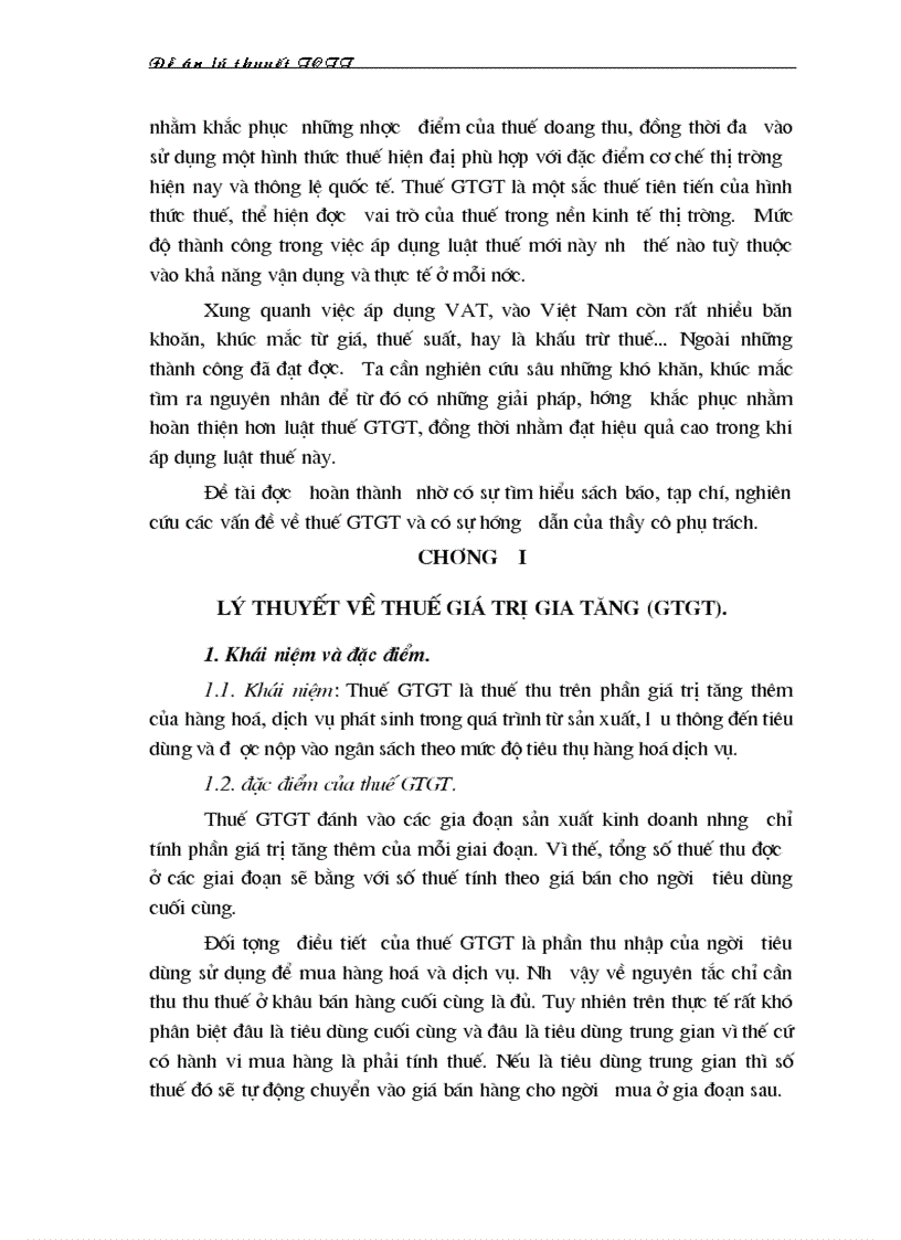 Bàn về thuế giá trị gia tăng ở việt nam