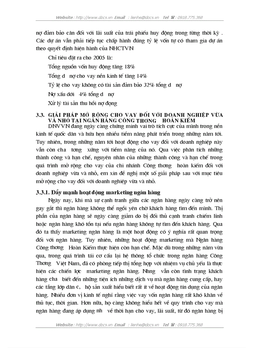 image for page Mở rộng cho vay đối với doanh nghiệp vừa và nhỏ tại Ngân Hàng Công thương Hoàn Kiếm