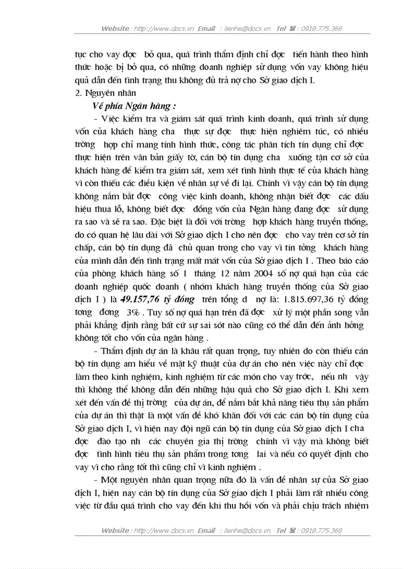image for page Nâng cao hiệu quả hoạt động phân tích tín dụng tại Sở Giao dịch 1 ngânhàng NHTMCP Công Thương VietinBank