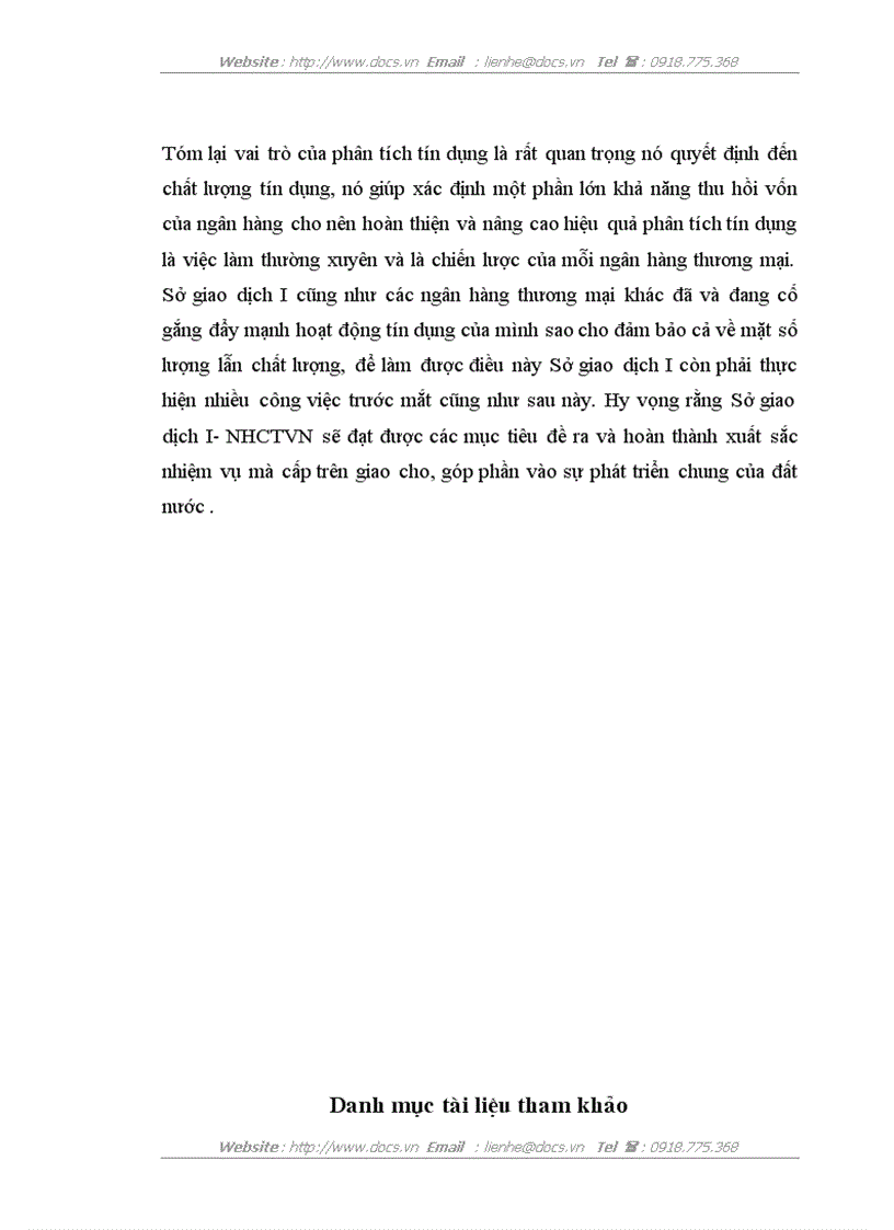 image for page Nâng cao hiệu quả hoạt động phân tích tín dụng tại Sở Giao dịch 1 ngânhàng NHTMCP Công Thương VietinBank