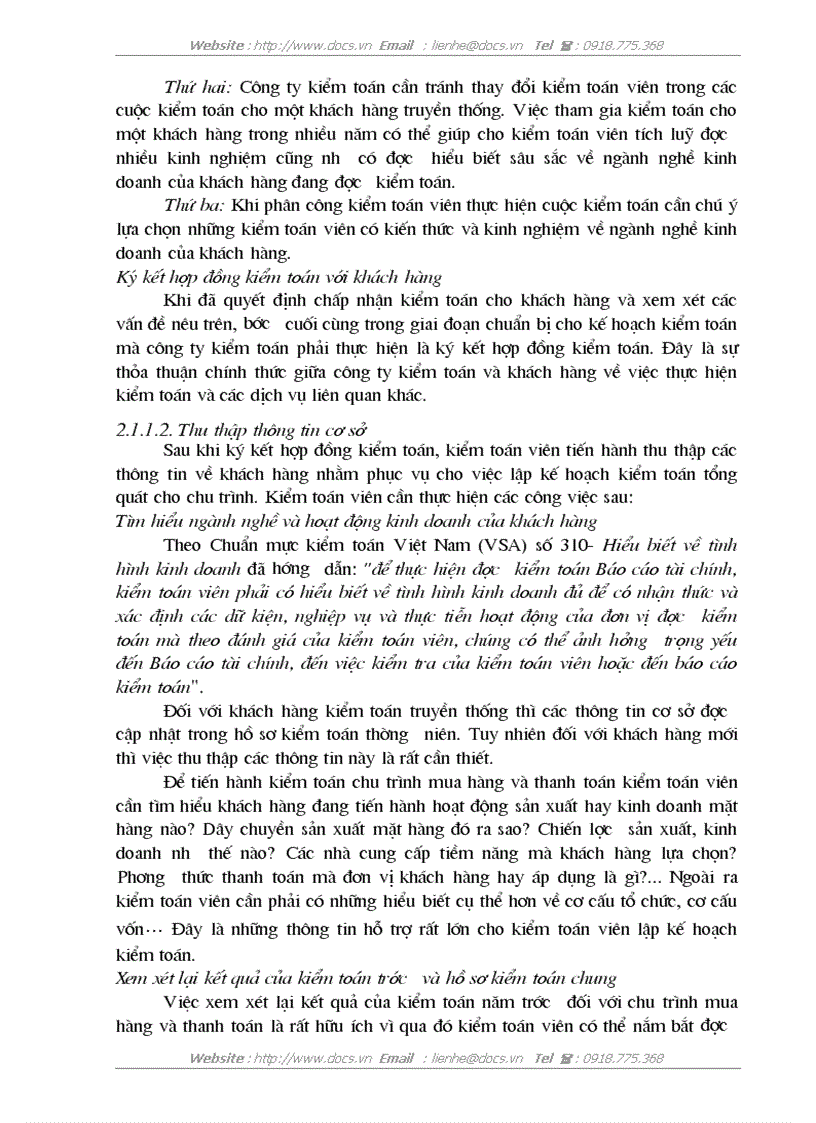 image for page Hoàn thiện quy trình kiểm toán chu trình mua hàng và thanh toán trong kiểm toán Báo cáo tài chính do Công ty Dịch vụ Tư vấn Tài chính Kế toán và Kiểm